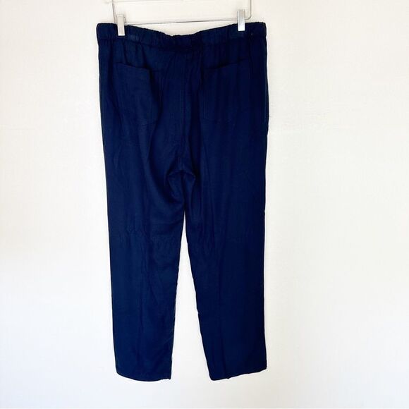 Onia Navy Elastic Tencel Pants Lounge Large - Picture 8 of 8